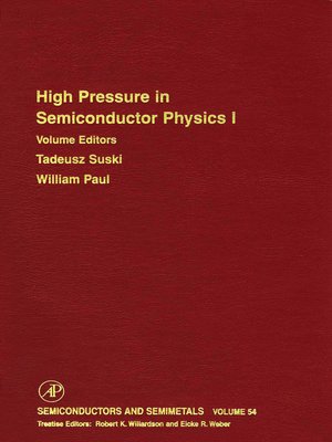 cover image of High Pressure Semiconductor Physics I